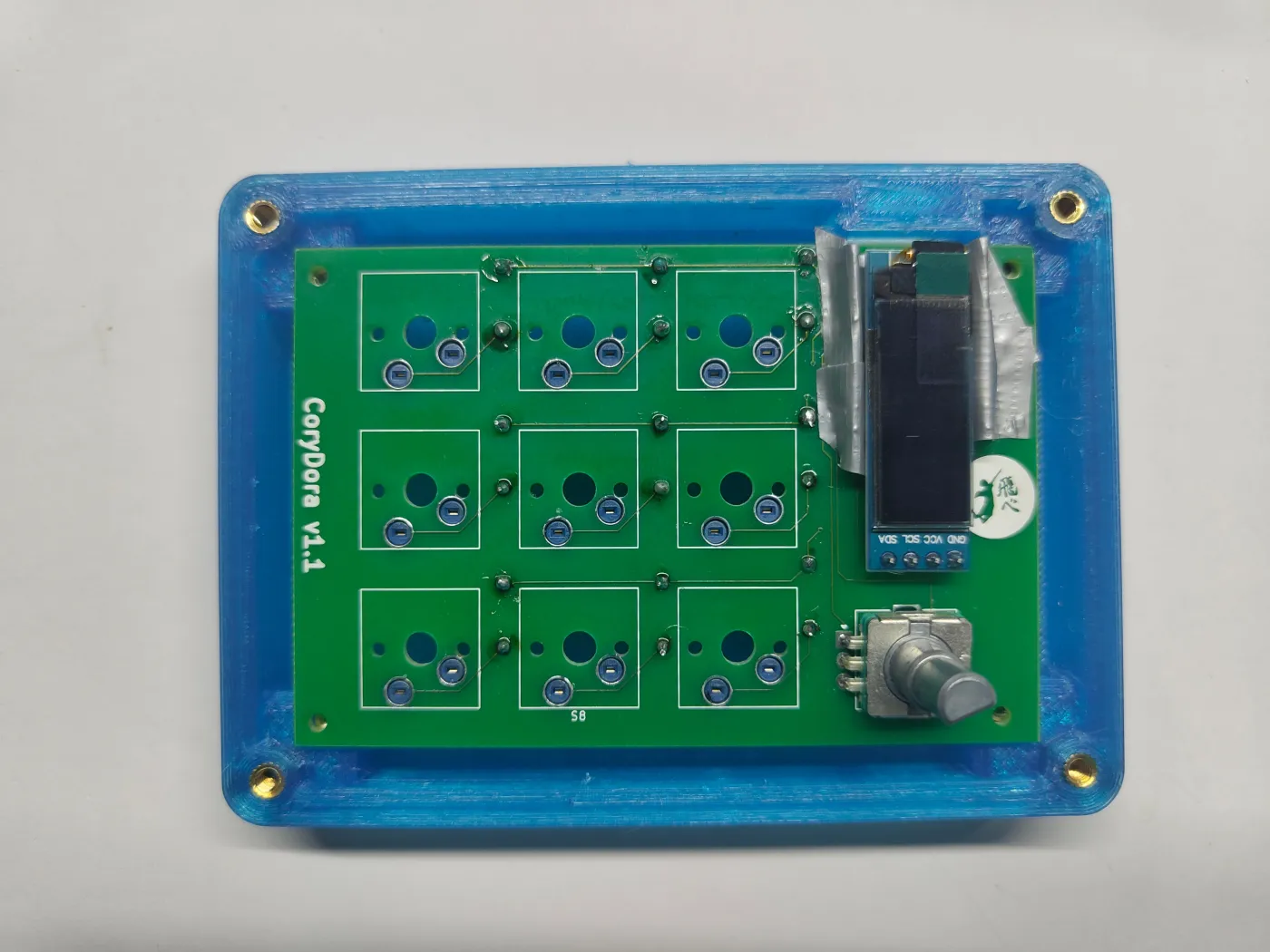 Final assembly - mount the PCB - step 1