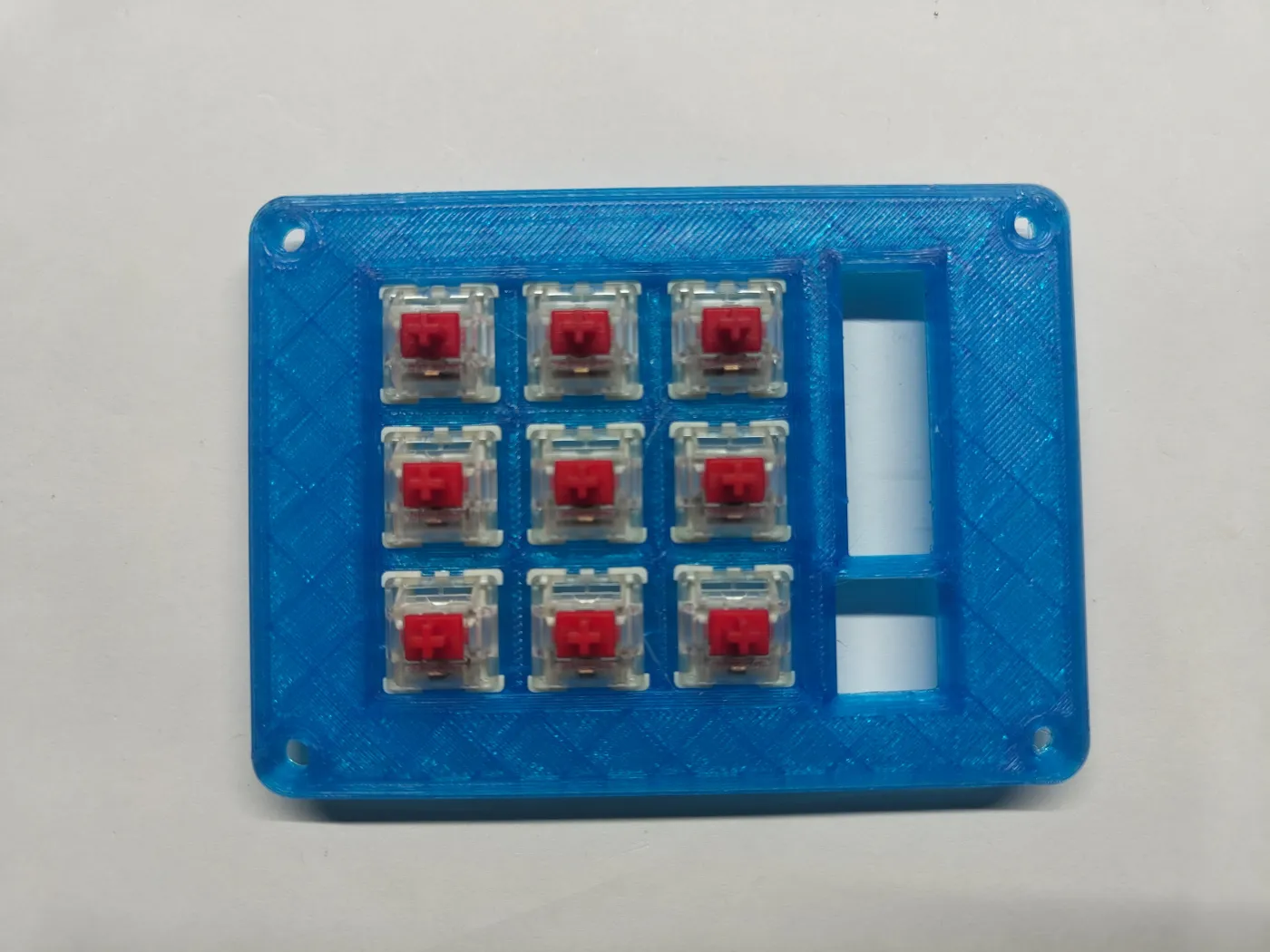 Final assembly - insert switches and top case - step 1