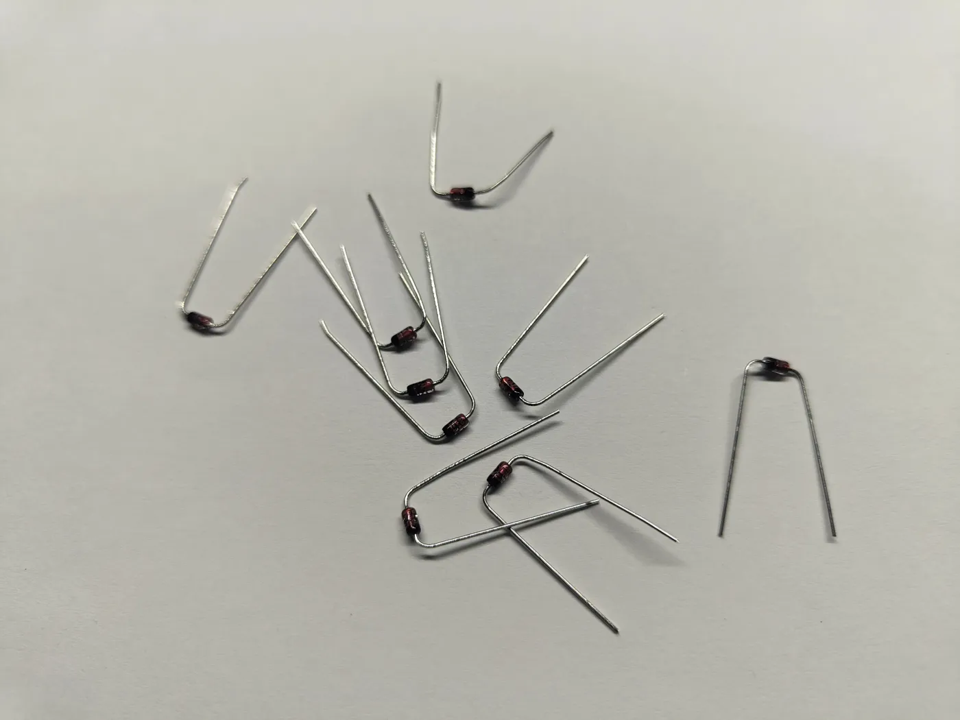 Step 1 - Solder the diodes - step 1