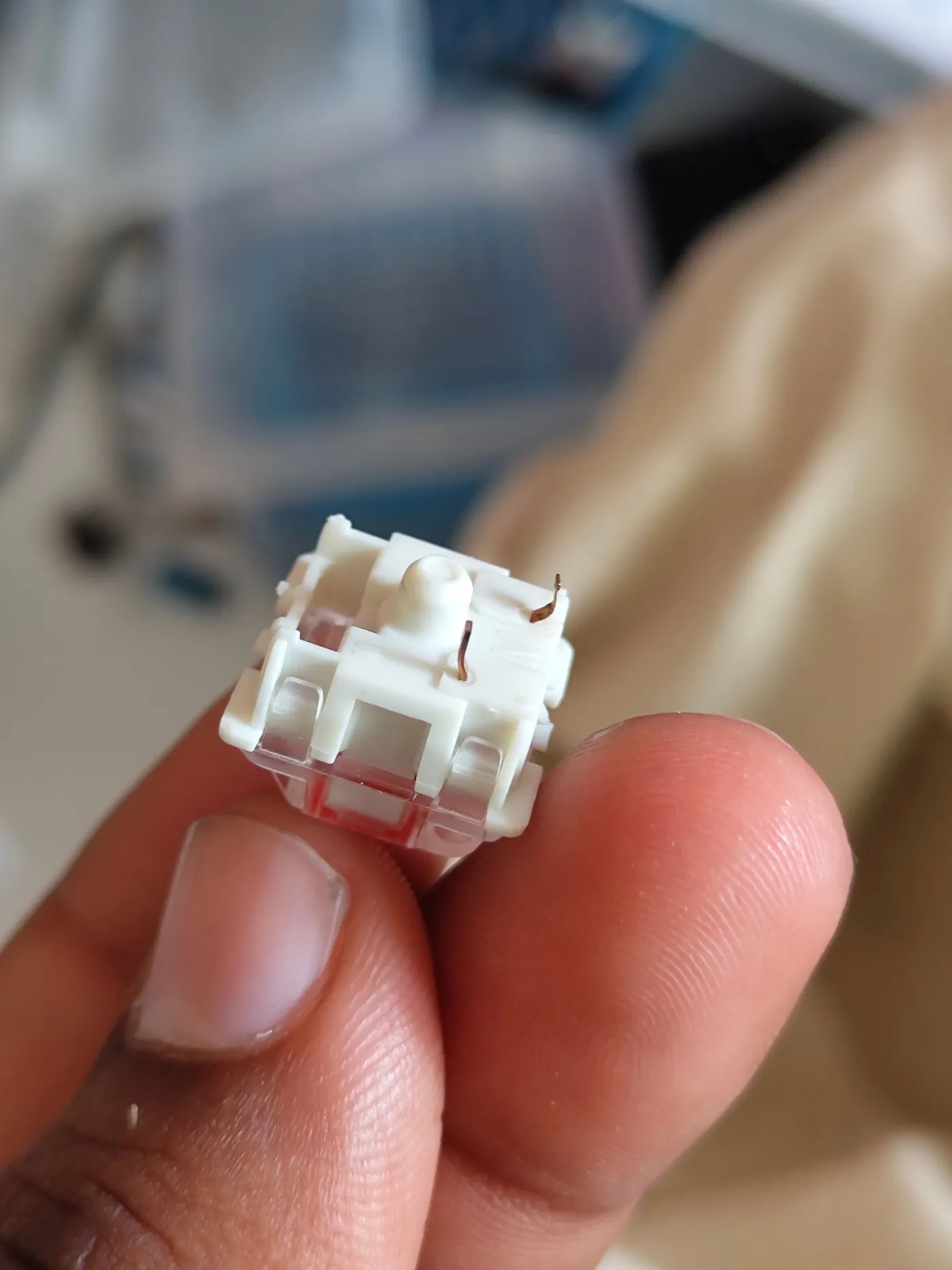 Insert the switches - step 2