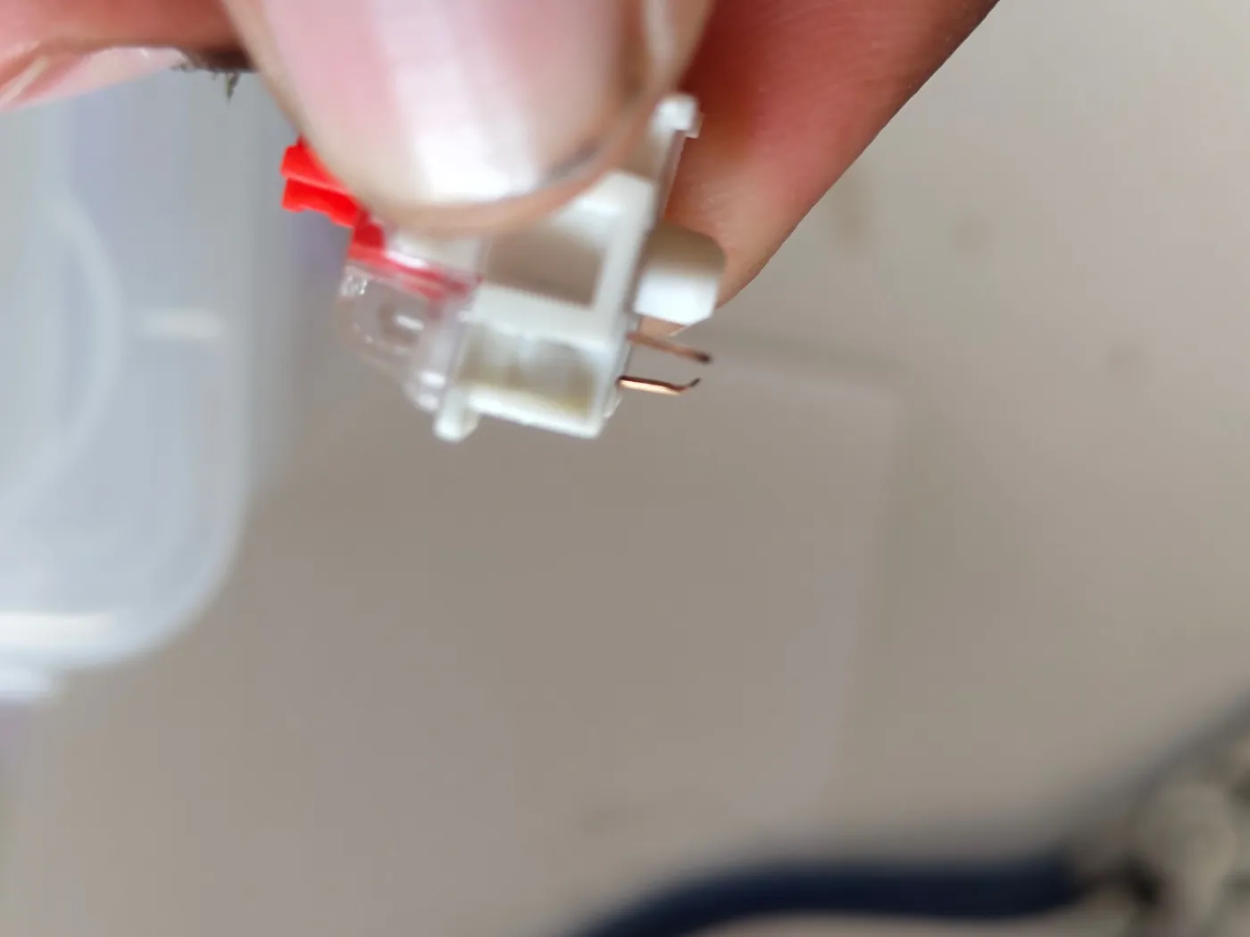 Insert the switches - step 3
