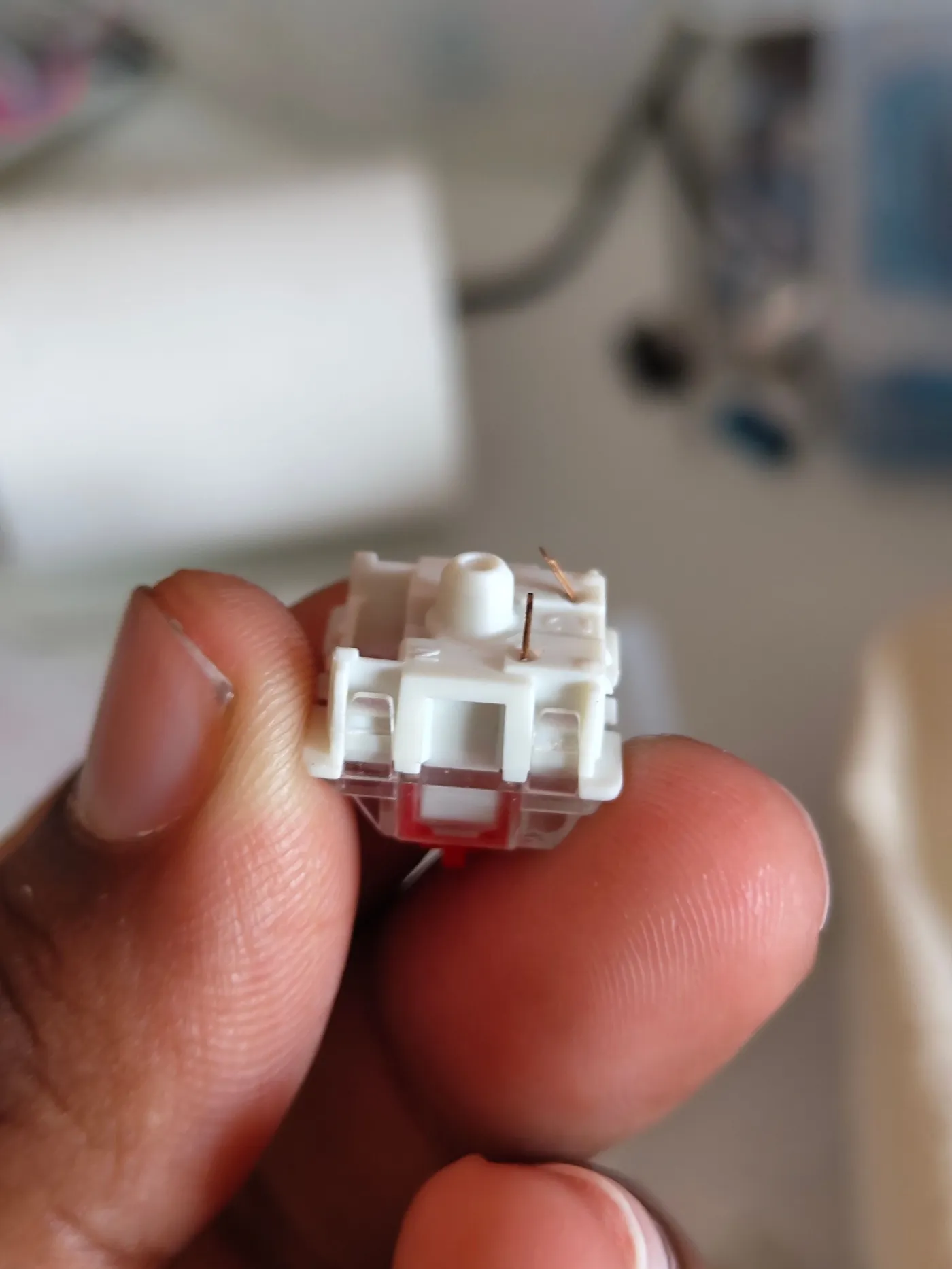 Insert the switches - step 4