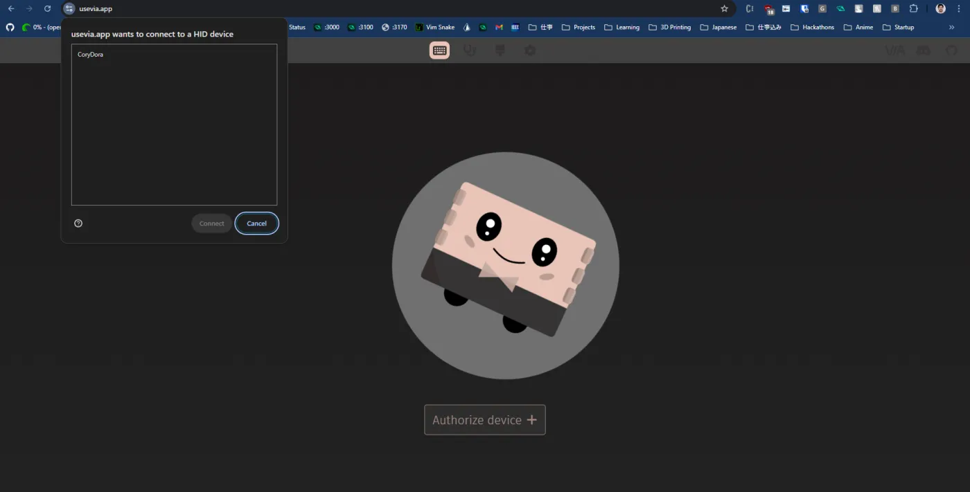 Remap with VIA - step 2